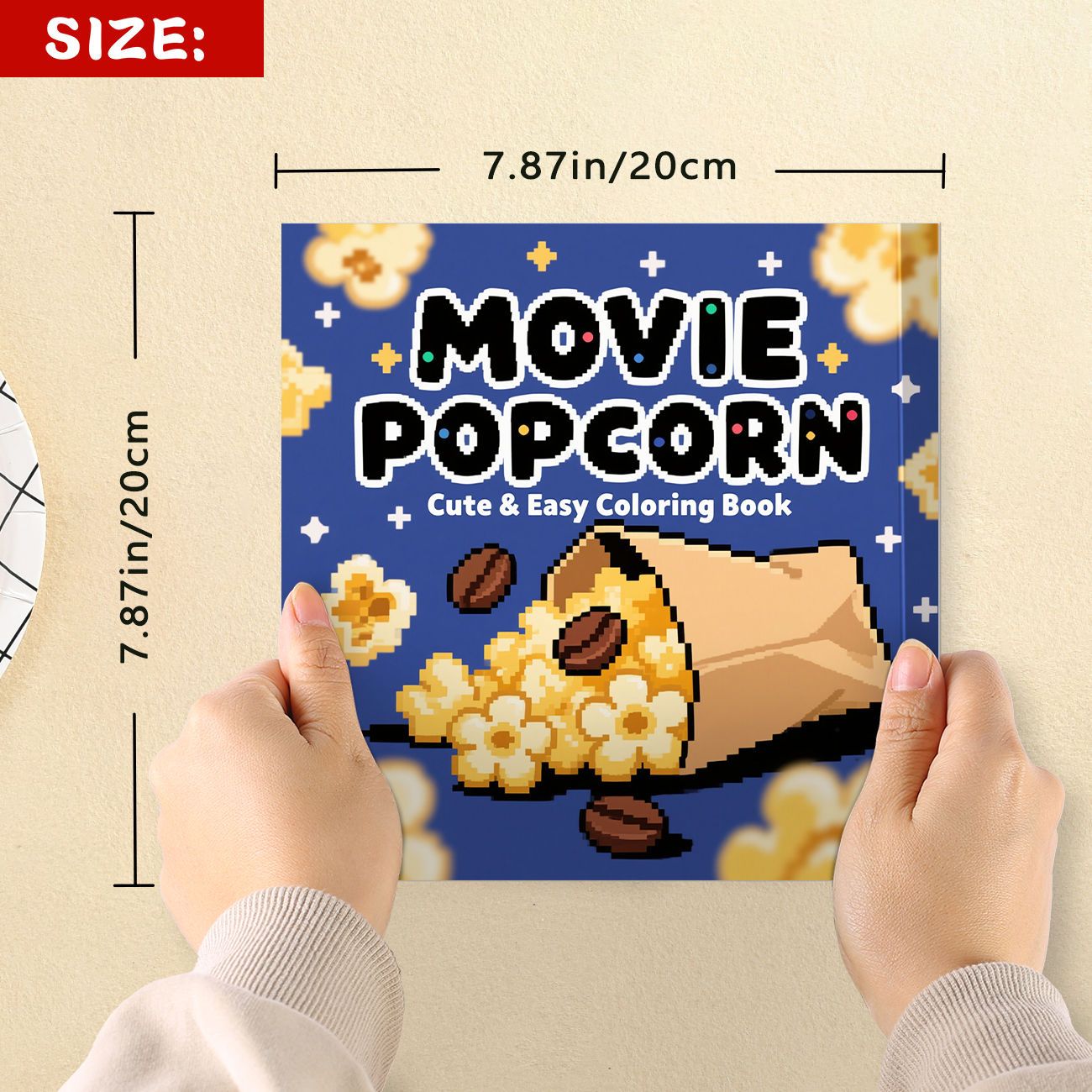 映画ポップコーンのかわいい＆簡単塗り絵ブック 25ページ 映 - Food And Snacks Coloring Book のレビューと価格