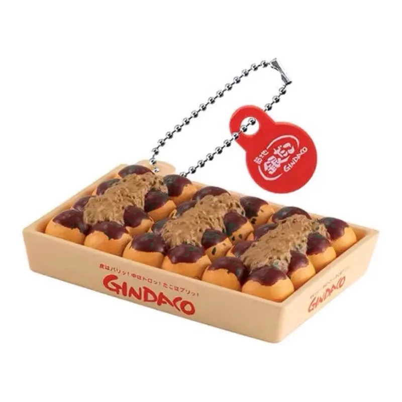 バンダイ-ミニチュアたこ焼きスナックフードキーホルダー、ガシ - Food Good Snacks のレビューと価格