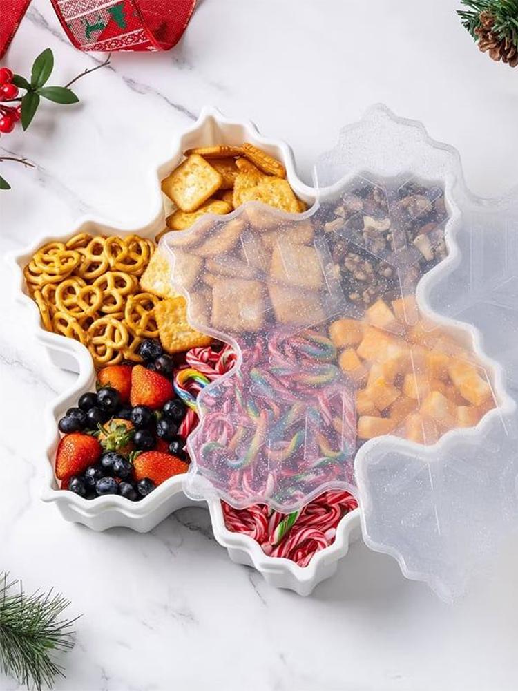 スナックトレイ ポータブルフードオーガナイザー ホリデースナ - Food Snacks Party のレビューと価格