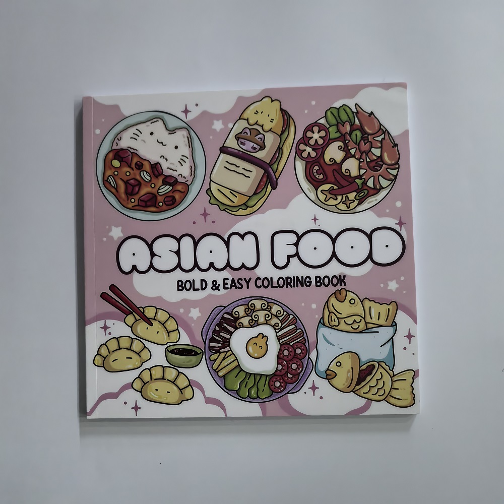 アジア料理 簡単な大人向け塗り絵 かわいいお絵描きブック ク - Food And Snacks Coloring Book のレビューと価格