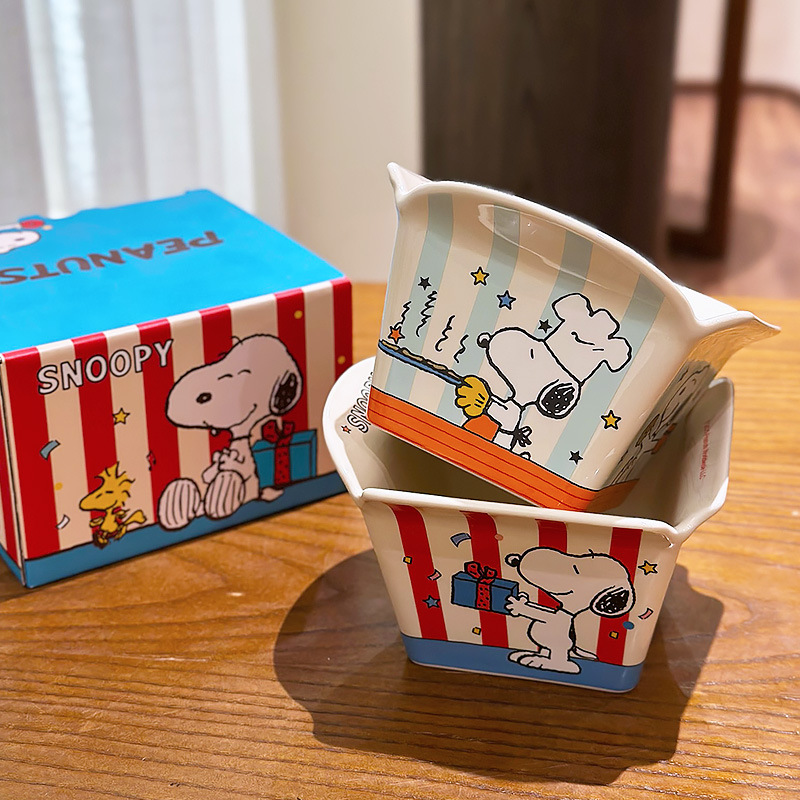 スヌーピー共同ブランド セラミックポップコーンボウル 大型ス - Food Snacks Brands のレビューと価格