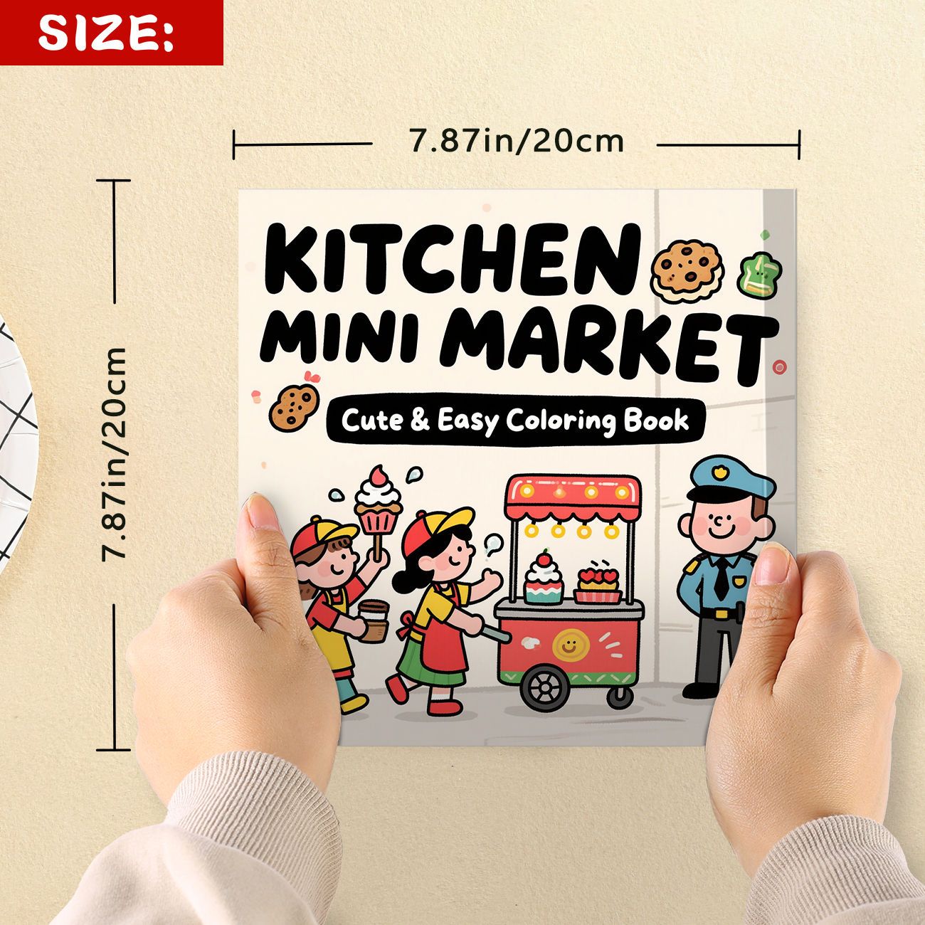 キッチンミニマーケット かわいくて簡単な塗り絵 ストリートフ - Food And Snacks Coloring Book のレビューと価格